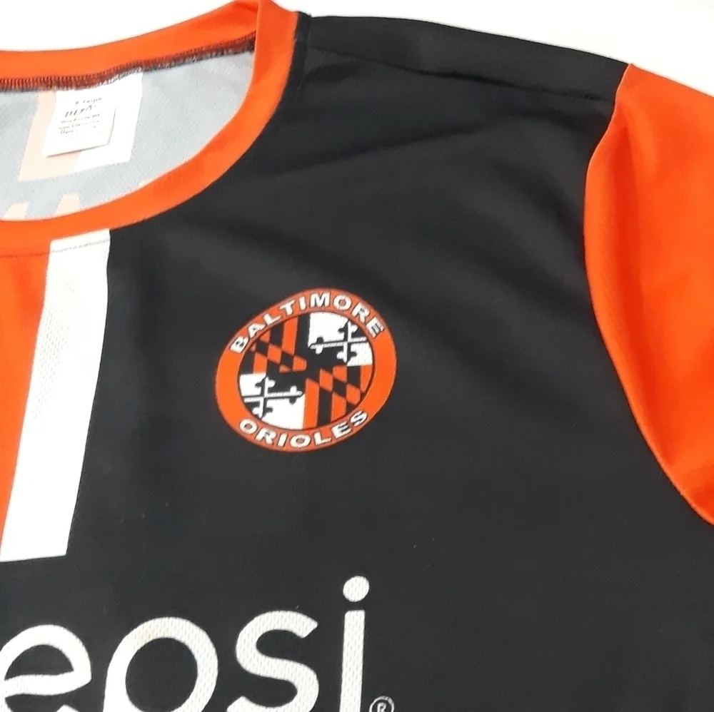 Baltimore Orioles Birdland Jersey 2022 Black Orange Soccer Stadium XL